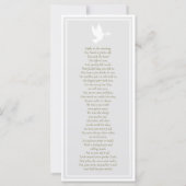 Beileid Memorial Foto Beerdigung Danke Karte (Rückseite)