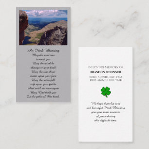 Beileid Memorial Foto Praetkarte Visitenkarte