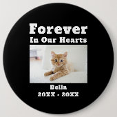 Beileid-Memorial für Haustiere für immer in unsere Button (Vorderseite)