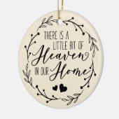 Beileid Memorial in Love Memory Foto Keramik Keramik Ornament (Links)