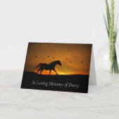 Beileid Memorial Individuelle Name Karte (Vorderseite)