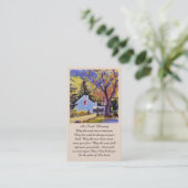 Beileid Memorial Irish Sessing Praetkarte Visitenkarte (Stehend Vorderseite)