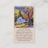 Beileid Memorial Irish Sessing Praetkarte Visitenkarte (Vorderseite)