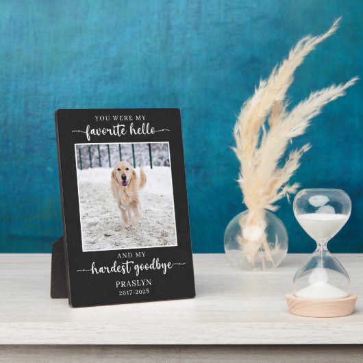 Beileid-Memorial Loss-Foto Fotoplatte (Seite)