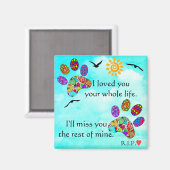 Beileid-Memorial-Magnet für Haustiere Magnet (Vorderseite/Rückseite)