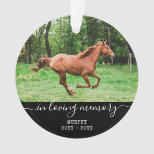 Beileid Memorial Personalisiert Foto Memory Ornament