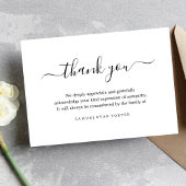 Beileid Memorial Vielen Dank Dankeskarte