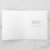 Beileid Memorial Vielen Dank Note Card mit Foto Dankeskarte (Innenseite)