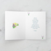 Beileid-Mit Beileid zu Ihnen und zu Ihrer Familie Karte (Innenseite)