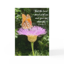 Beileid mit Blumen/Schmetterlingen, mit Schriftzüg