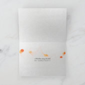 Beileid mit Blumenstrauß Karte (Innenseite)