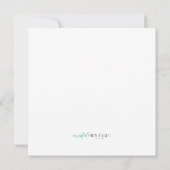 Beileid Mitteilungskarte (Rückseite)