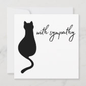 Beileid Mitteilungskarte (Vorderseite)