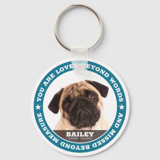 Beileid Modernes, benutzerdefiniertes Foto für Hau Schlüsselanhänger (Vorderseite)