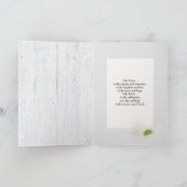 Beileid-Mohn-Blume Karte (Innenseite)