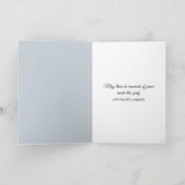 Beileid Morning Sunshine im Frostwald Karte (Innenseite)