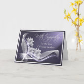 Beileid - Mutterverlust Karte (Gelbe Blume)