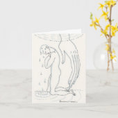 Beileid Notecard Karte (Gelbe Blume)