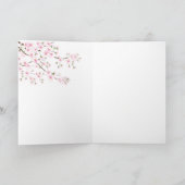 Beileid oder Dankeschön-Karten - Kirschblüten Karte (Innenseite)