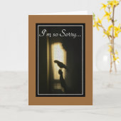 Beileid, Papageienverlust, afrikanischer grauer Sc Karte (Gelbe Blume)