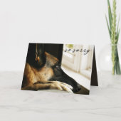 Beileid "Pet Loss" Karte (Vorderseite)