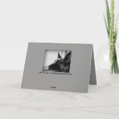 Beileid "Pet Loss" Karte (Rückseite)