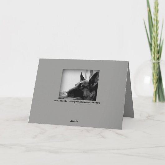 Beileid "Pet Loss" Karte (Rückseite)