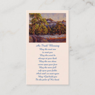 Beileid Picture Remembrane Oil Painting Card Visitenkarte