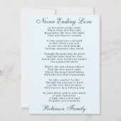 Beileid-Pocket Karte (Vorderseite)