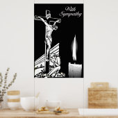 Beileid Poster (Küche)