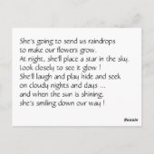 Beileid Postkarte (Rückseite)