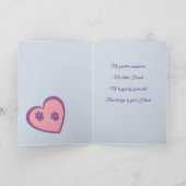 Beileid-Regenbogenkarte Karte (Innenseite)