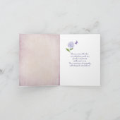 Beileid Robin on Peony Danke-Card Karte (Innenseite)