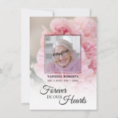 Beileid Rosa Nelken DANKE | FOTO (Rückseite)