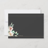 Beileid Rose Danke, Karte (Rückseite)