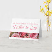 Beileid-Rose Karte (Gelbe Blume)