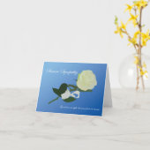 Beileid Rose Karte (Gelbe Blume)