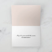 Beileid Rote Kanufahrt auf Herbstsee Karte (Innenseite)