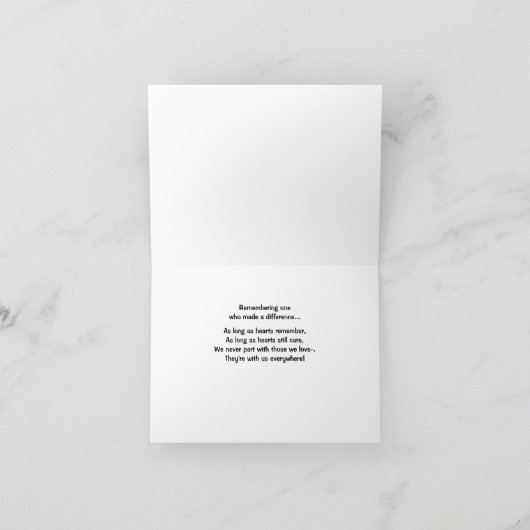 Beileid Roter Kardinal Karte (Innenseite)