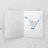 Beileid-Schmetterling Karte (Innenseite)