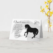 Beileid Schwarze Silhouette Karte (Gelbe Blume)