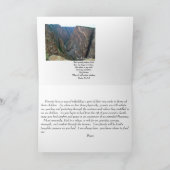 Beileid: Schwarzer Schlucht-Baum Karte (Innenseite)