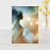 Beileid (Schwesterverlust) Karte (Gelbe Blume)