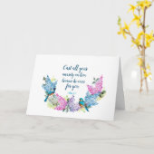 Beileid-Scripterkarte Karte (Gelbe Blume)