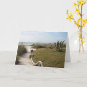 Beileid - Seeweg Karte (Gelbe Blume)