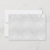 Beileid silber rosa flrosa Vielen Dank Dankeskarte (Rückseite)