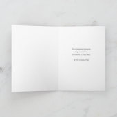 Beileid Sketchy Blumenschrift Lord Bless Karte (Innenseite)