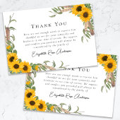 Beileid Sonnenblumen Beerdigung Dankeskarte