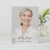 Beileid Sonnenblumen Foto Beerdigung Danke Karte (Stehend Vorderseite)