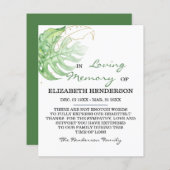 Beileid-Speicher /Vielen Dank. (Vorne/Hinten)